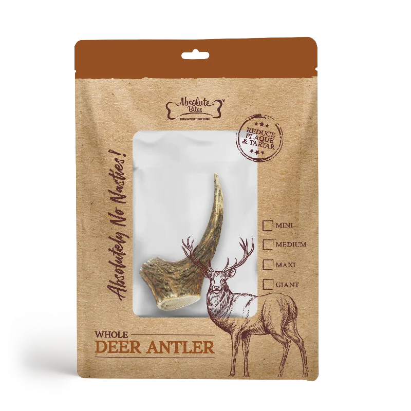 - Hypoallergenic dog foodAbsolute Bites Single Ingredient Dog Chew - Whole Deer Antler (Mini) | Dental Care