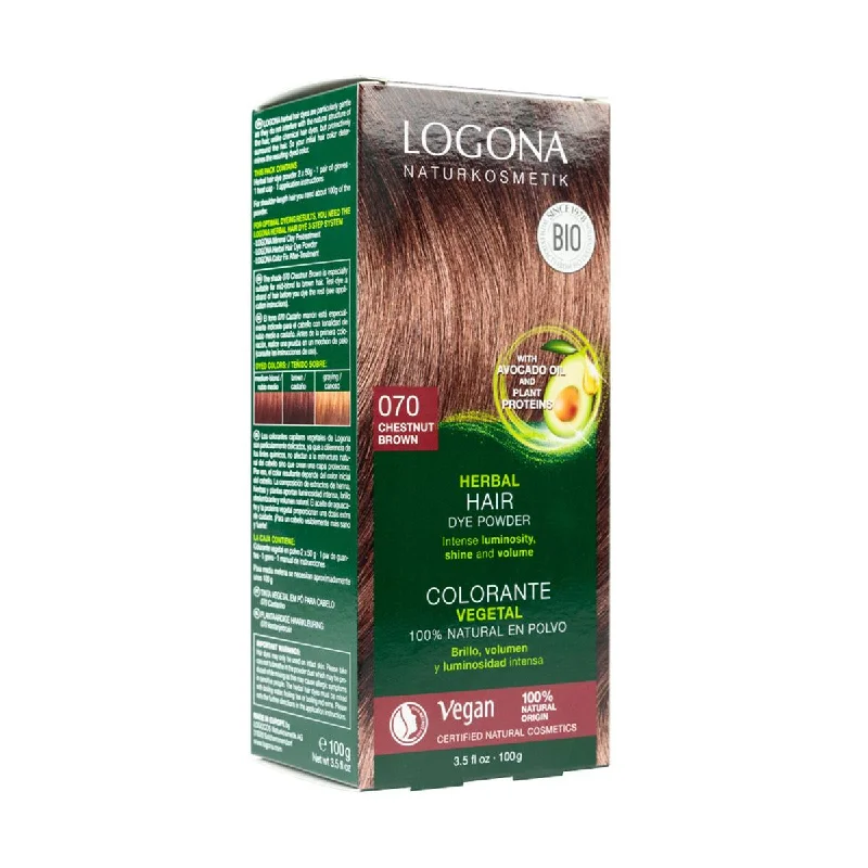 Pet ProductsLogona Kosmetik Chestnut Brown Pure Vegetable Hair Color (3.5 oz) #1235