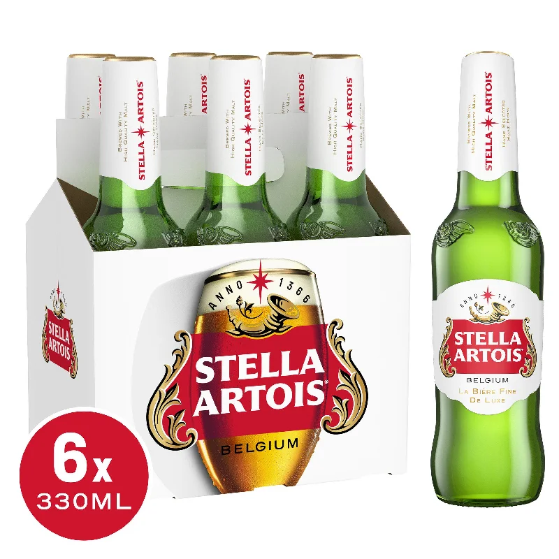 - Degradable pet feces bagStella Artois Premium Lager Beer Bottles 6x330ml