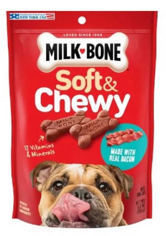 - Dog disposable foam shower gelMilk-Bone Soft & Chewy Dog Treats Made With Real Bacon