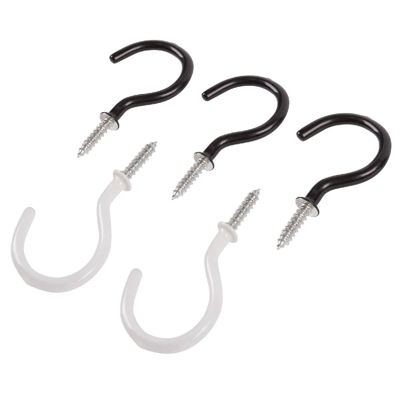 - Winter dog thick down jacketMulticolour 50mm PVC-Coated Screw Hooks - Pack of 5 - By Blackspur