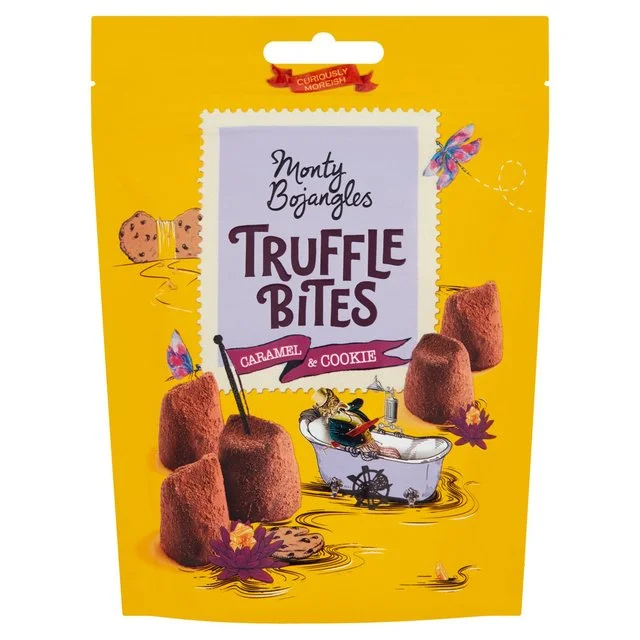 - Rabbit grass rack to prevent waste food boxMonty Bojangles Truffle Bites Pouch Caramel & Cookie   100g