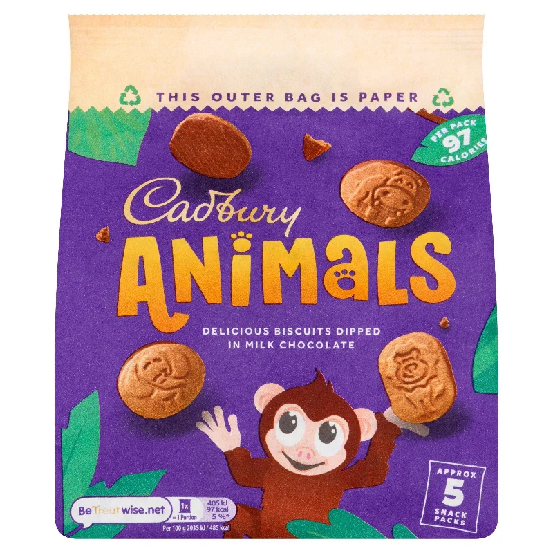  -Anti-scratch sofa protective coverCadbury Chocolate Animals Biscuits pack 5x19.9g