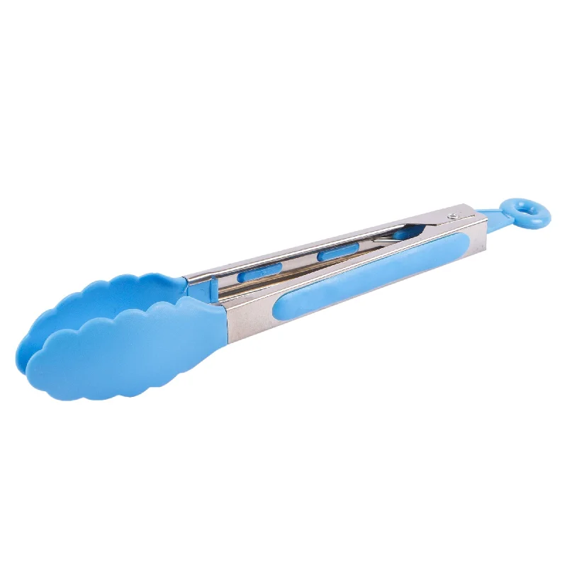 - Pregnant cat delivery room warming boxBlue 22.5cm Stainless Steel Food Tongs - By Ashley