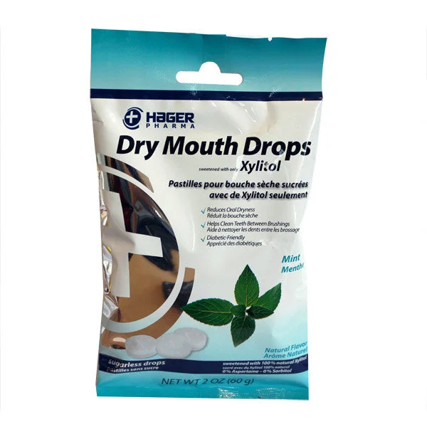 - Organic cotton dog bibsHager Pharma Dry Mouth Drops - Mint (2 oz) #10070594