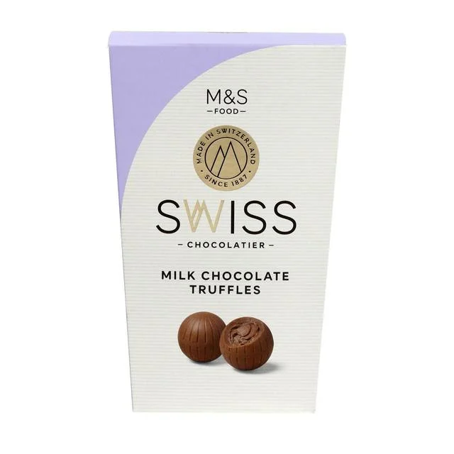 - Cat hair ball removal and hair removal creamM&S Swiss Milk Chocolate Truffles   205g