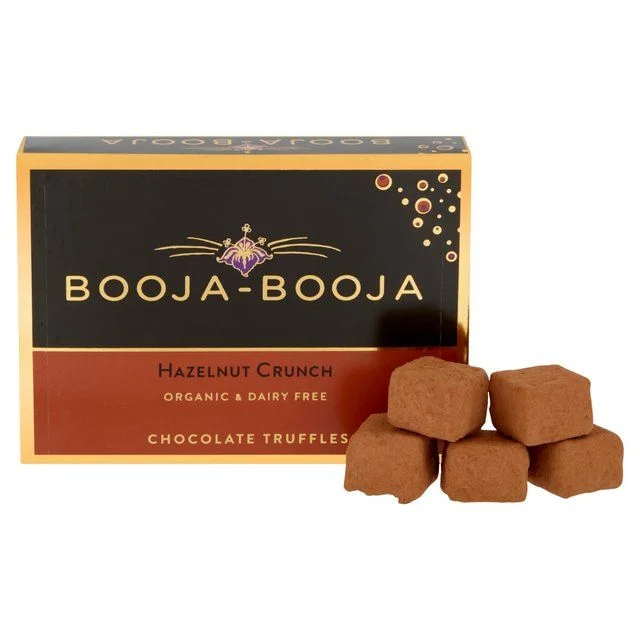 - Summer pet ice matBooja Booja Dairy Free Hazelnut Crunch Chocolate Truffles   92g