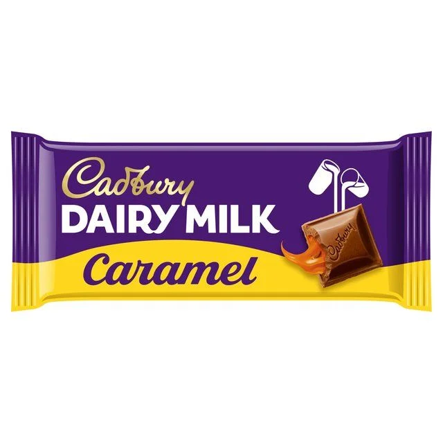 Pet ProductsCadbury Dairy Milk Caramel Chocolate Bar   120g