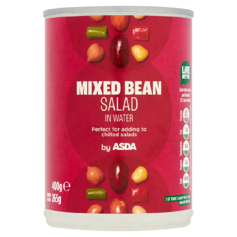 ---ASDA Mixed Bean Salad in Water 400g