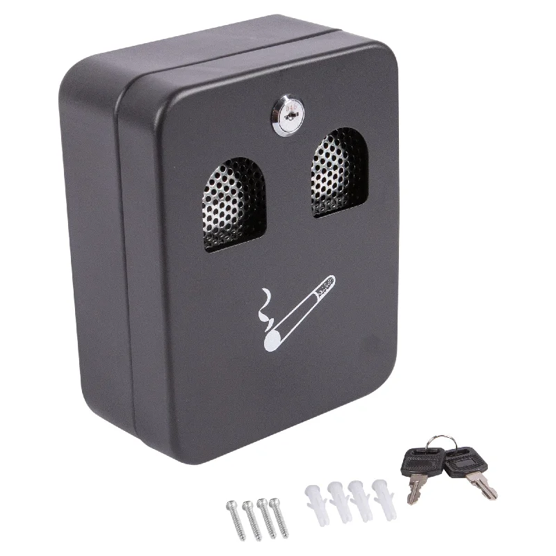 - Automatic temperature adjustment cat bedBlack Steel Cigarette Bin - By Blackspur