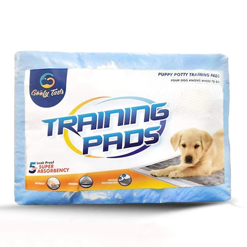 Pet ProductsGoofy Tails Non Adhesive High Absorption Training Puppy Pee Pads for Dogs ( L90cm X W60cm) | 5 Layer Dog Pee Pads, Absorbs Up to 3 Cups of Liquid