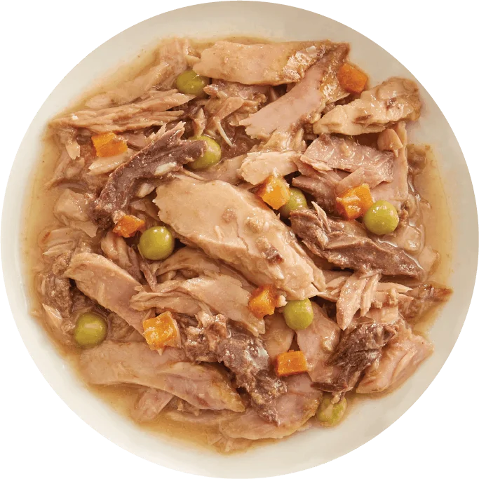  -Fish-containing dog foodRAWZ Aujou Aku Tuna, Beef & Beef Liver Recipe Wet Dog Food