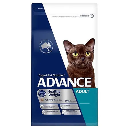    - Cat food for digestive health  ADVANCE Healthy Weight Adult Chicken With Rice Cat Food 2kg