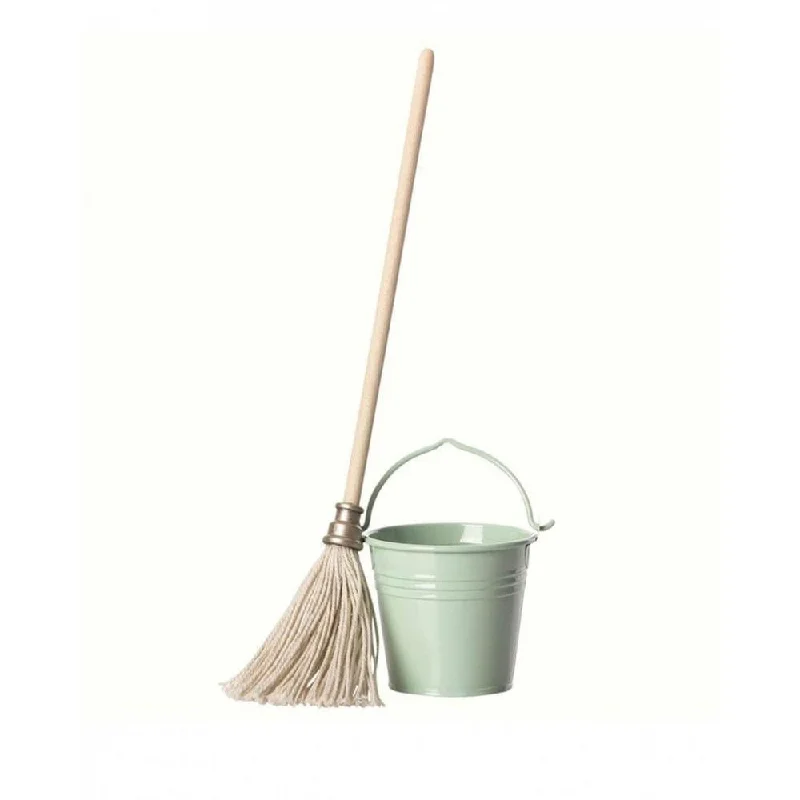 - Parrot climbing and standing wooden frameMaileg bucket and mop