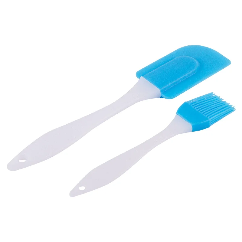 - Car dog seat belt2pc Blue Silicone Pastry Brush & Spatula Set - By Ashley