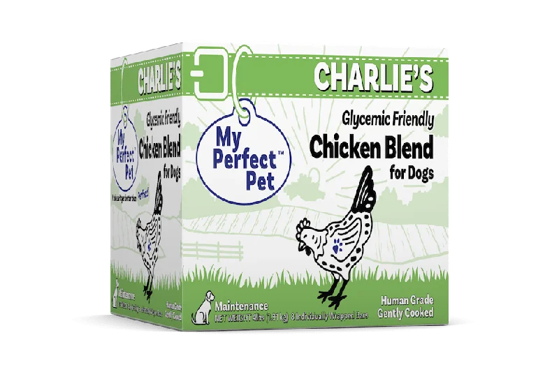 - Custom pet birthday cakeMy Perfect Pet Charlie’s Glycemic Friendly Chicken Blend