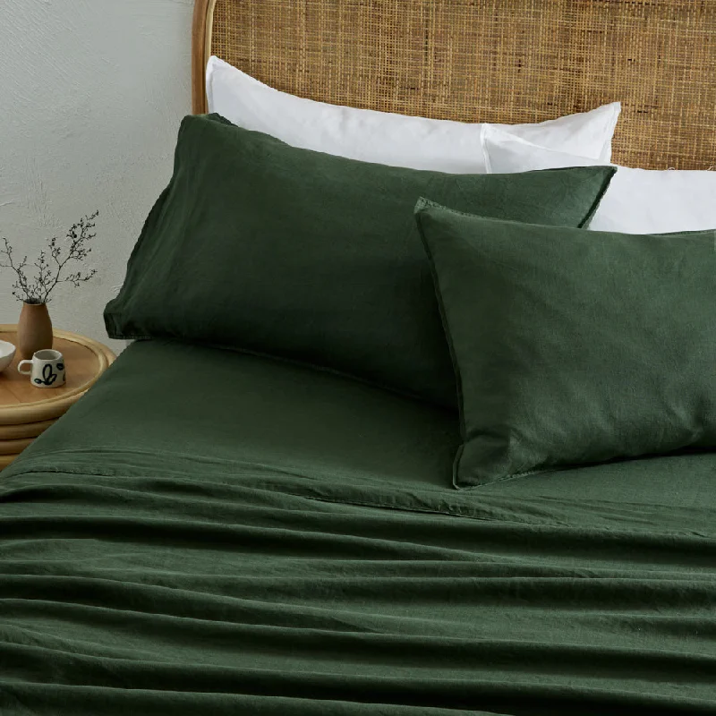 - Organic cotton dog bibsMyHouse Pure European Linen Flat Sheet