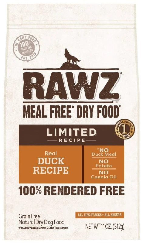 -Grain-free dog food recommendationRawz Limited Real Duck Dog Food Recipe