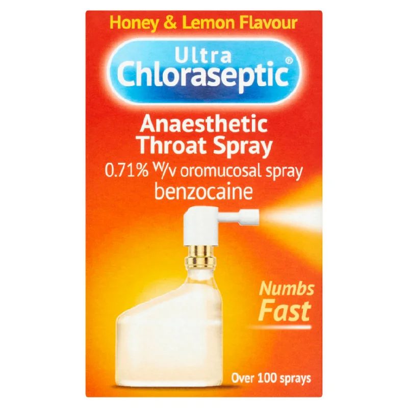 - Teething and chewing toys for puppiesUltra Chloraseptic Anaesthetic Throat Spray Honey & Lemon Flavour