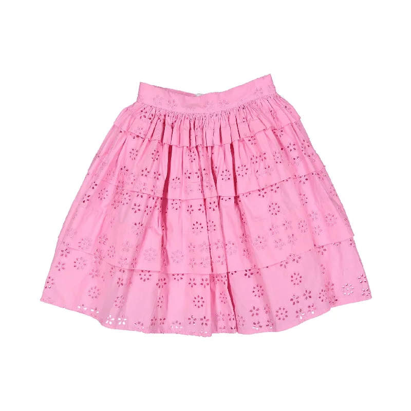 - Deodorizing cat litter tofu litterPetite Amalie  Fuchsia Pleated Eyelet Skirt