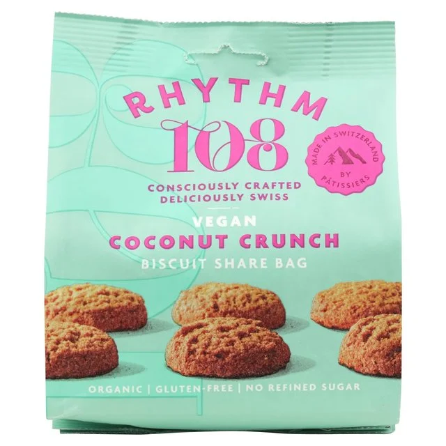 - ​​Pet toys under 10 yuanRhythm 108 Swiss Vegan Coconut Crunch Biscuit Share Bag 135g   135g