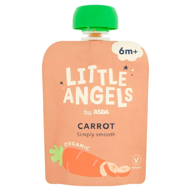 - Air box TSA certified check-inLITTLE ANGELS by ASDA Organic Carrot 6m+ 70g