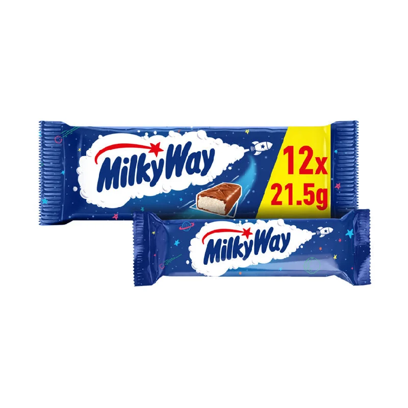 - ​​Christmas pet Christmas clothingMilky Way Nougat & Milk Chocolate Snack Bars Multipack 12 x 21.5g