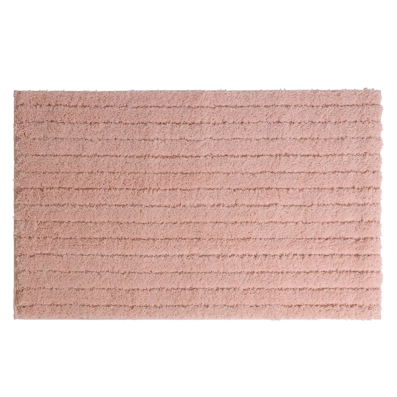 - Foldable and portable cat bagHabitat Ribbed Blush Bath Mat