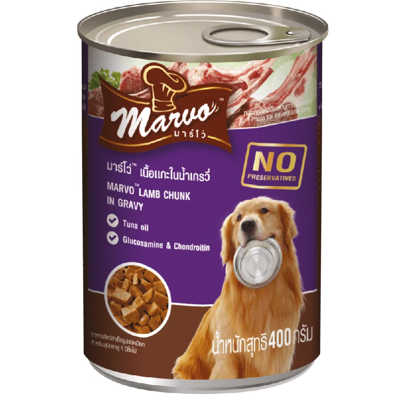 6. **Dog collar is luminous and reflective**Marvo Lamb Chunks in Gravy Adult Dog Wet Food