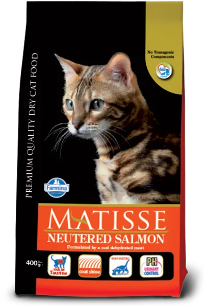 5. **Pet backpack is breathable**Farmina Matisse Neutered Salmon - 400g