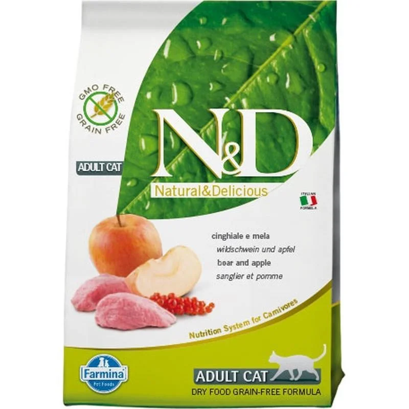 Pet accessoriesFarmina N&D Grain Free Boar & Apple Adult - 300g